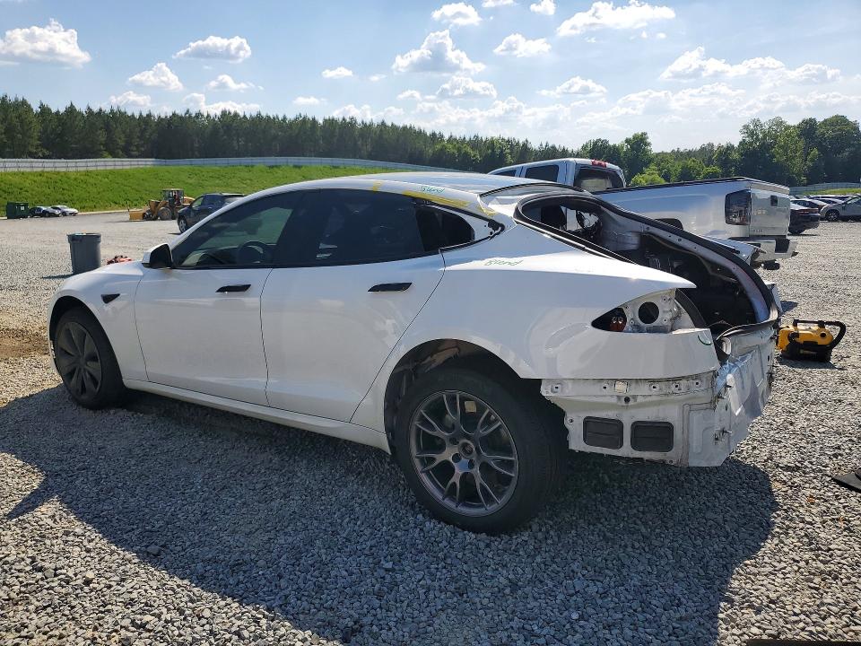 2021 Tesla Model s VIN 5YJSA1E50MF440212 COPART salvage auction — REAR END, Nc - Salvage Certificate Of Title, sold $15,400 on 2026-07-02 (photo 2)