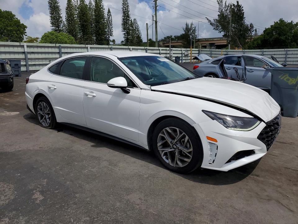 2023 Hyundai Sonata VIN KMHL64JA7PA281269 COPART salvage auction — FRONT END, Ca - Certificate Of Title (P), sold $5,900 on 2026-07-13 (photo 4)
