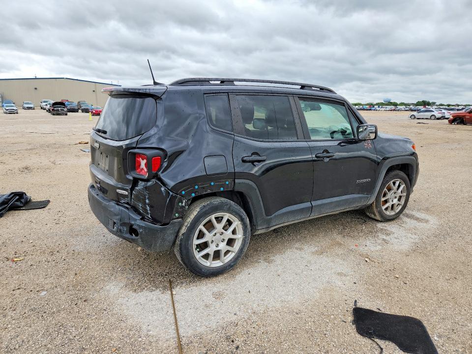 2019 Jeep Renegade VIN ZACNJABB9KPK59779 COPART salvage auction — FRONT END, Tx - Salvage Vehicle Title, sold $850 on 2026-07-09 (photo 3)