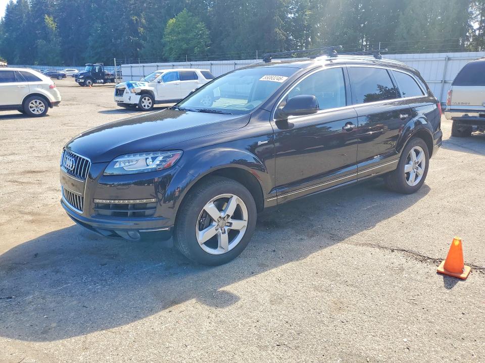 2014 Audi Q7 VIN WA1LGBFE4ED013111 COPART salvage auction — REAR END, WA - BILL OF SALE, sold $2,150 on 2026-07-06 (photo 1)