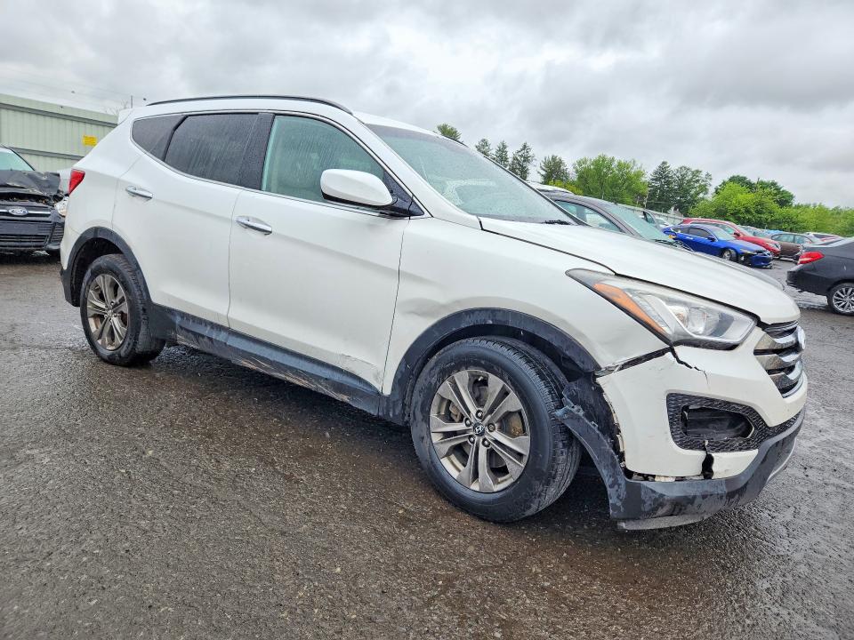 2013 Hyundai Santa fe VIN 5XYZUDLB2DG113898 COPART salvage auction — FRONT END, Pa - Certificate Of Salvage, sold $1,800 on 2026-07-02 (photo 4)