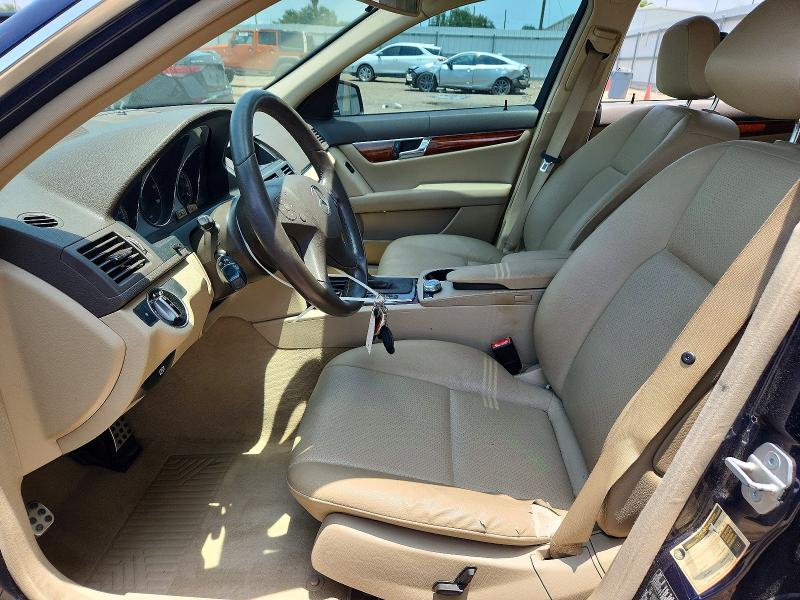 2011 Mercedes-benz C class VIN WDDGF5EB5BR173022 COPART salvage auction — REAR END, Tx - Salvage Vehicle Title, sold $1,300 on 2026-07-08 (photo 7)