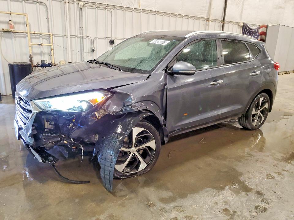 2017 Hyundai Tucson VIN KM8J3CA24HU388153 COPART salvage auction — FRONT END, Mn - Cert Of Title-Prior Salvage, sold $1,900 on 2026-07-27 (photo 1)