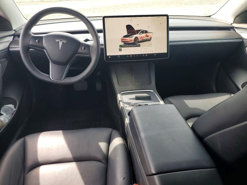 2023 Tesla Model 3 VIN 5YJ3E1EA5PF677577 COPART salvage auction — SIDE, Or - Salvage Title Certificate, sold $8,200 on 2026-07-22 (photo 8)