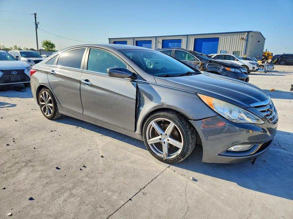 2013 Hyundai Sonata VIN 5NPEC4AB6DH719590 COPART salvage auction — FRONT END, Tx - Salvage Vehicle Title, sold $2,200 on 2026-07-10 (photo 4)