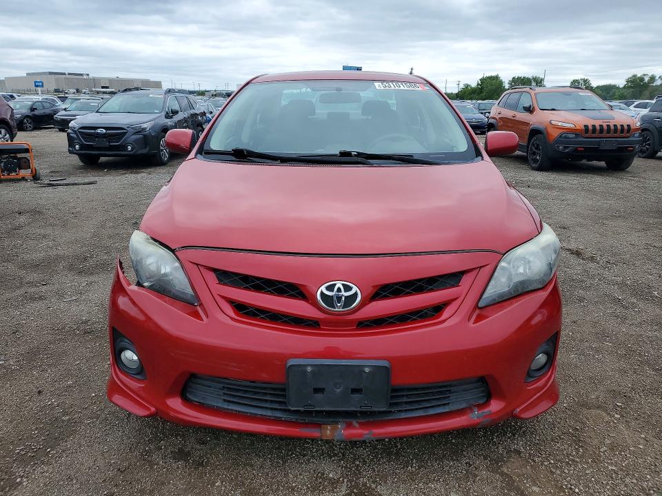 2012 Toyota Corolla VIN 5YFBU4EE6CP013354 COPART salvage auction — ROLLOVER, Ia - Cert Of Title-Salvage Title, sold $2,250 on 2026-07-31 (photo 5)