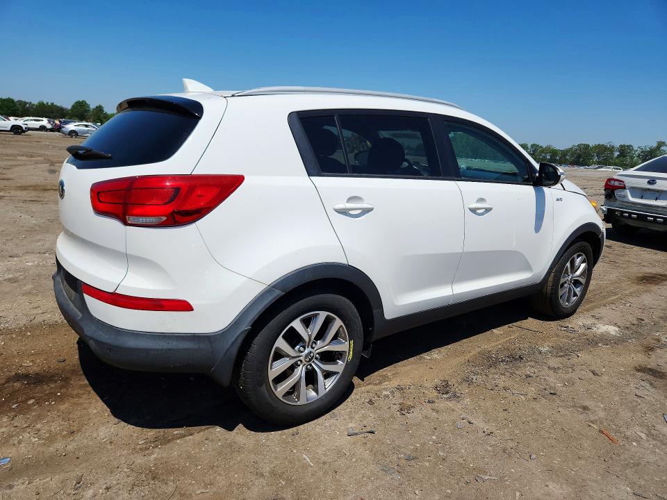 2014 Kia Sportage VIN KNDPBCAC6E7662909 COPART salvage auction — FRONT END, Va - Cert Of Title - Salvage, sold $1,750 on 2026-07-22 (photo 3)