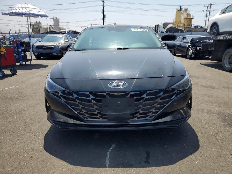 2023 Hyundai Elantra VIN KMHLN4AJ3PU064688 COPART salvage auction — SIDE, CA - SALVAGE CERTIFICATE, sold $400 on 2026-07-27 (photo 5)