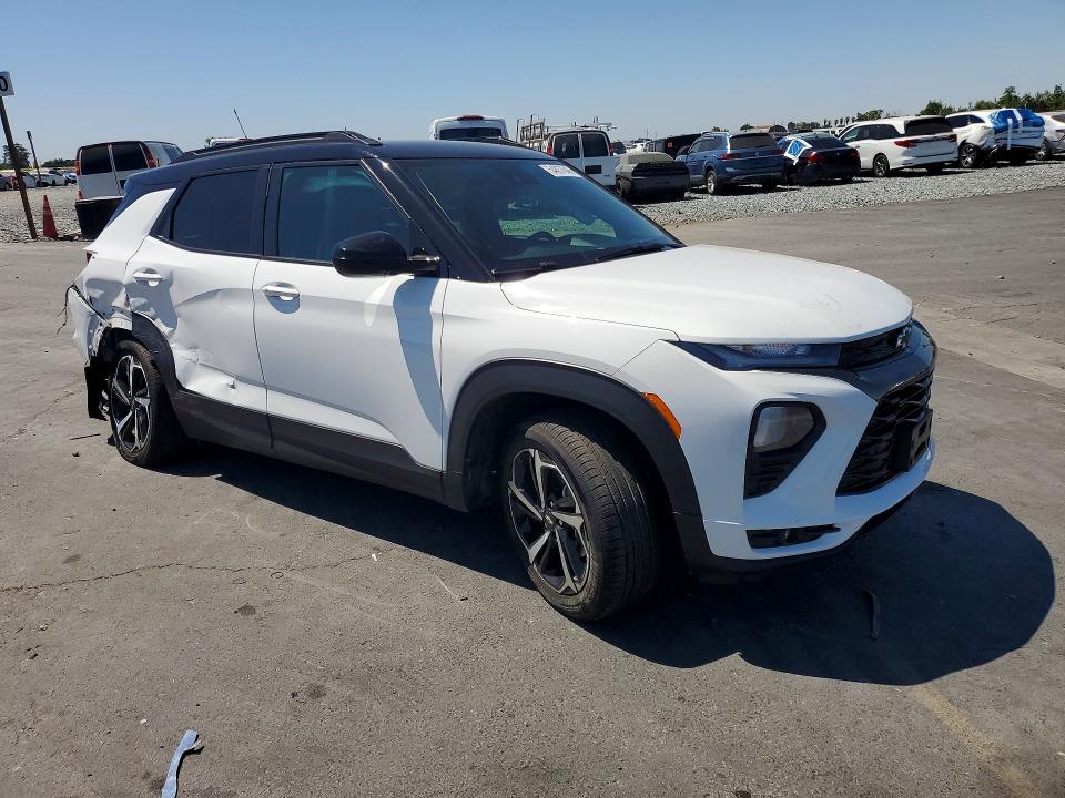 2022 Chevrolet Trailblazer VIN KL79MTSL7NB146764 COPART salvage auction — SIDE, Ca - Salvage Certificate, sold $3,300 on 2026-07-13 (photo 4)
