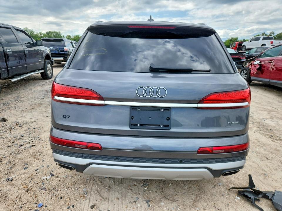 2025 Audi Q7 VIN WA1LVBF70SD029986 COPART salvage auction — FRONT END, Tx - Salvage Vehicle Title, sold $150 on 2026-07-28 (photo 6)