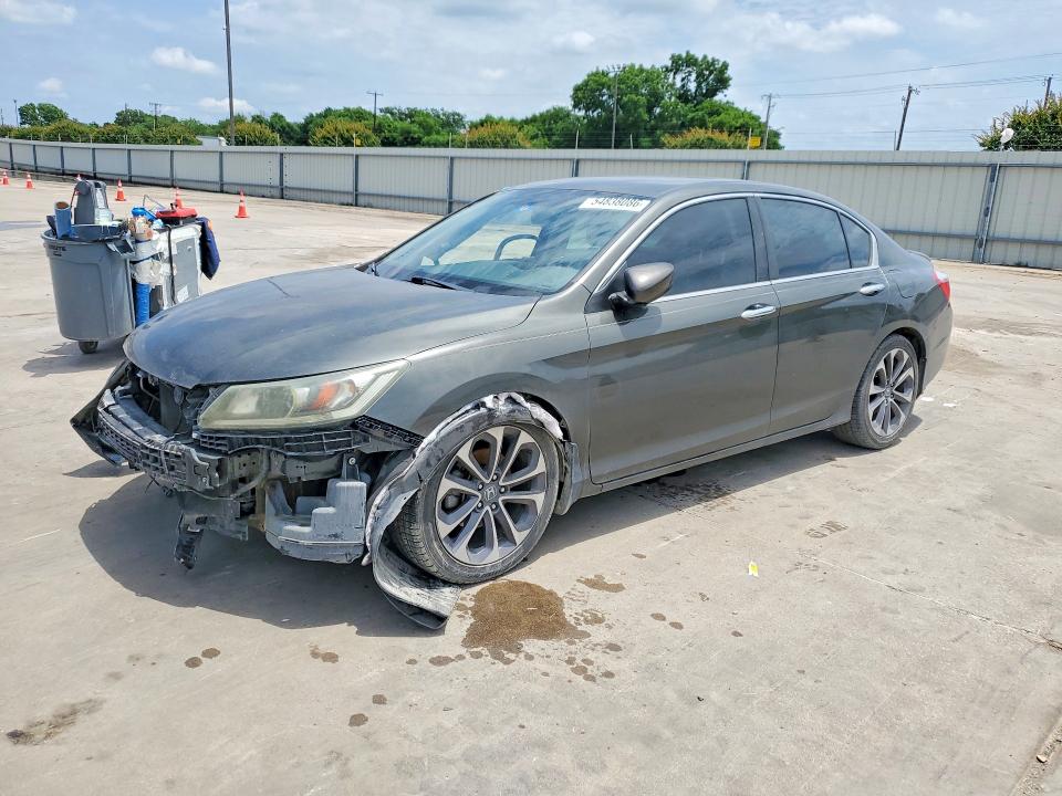 2015 Honda Accord VIN 1HGCR2F51FA052792 COPART salvage auction — SIDE, Tx - Salvage Vehicle Title, sold $1,250 on 2026-07-02 (photo 1)