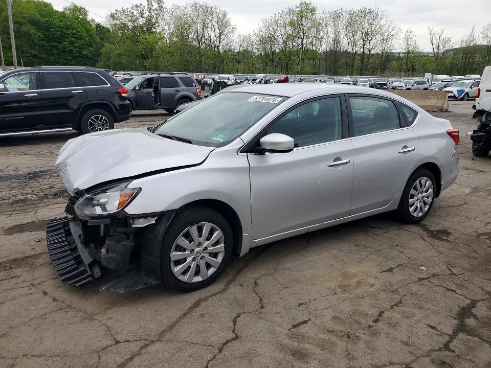 2018 Nissan Sentra VIN 3N1AB7AP7JY219924 COPART salvage auction — FRONT END, Ny - Mv-907A Salvage Certificate, sold $1,000 on 2026-07-02 (photo 1)