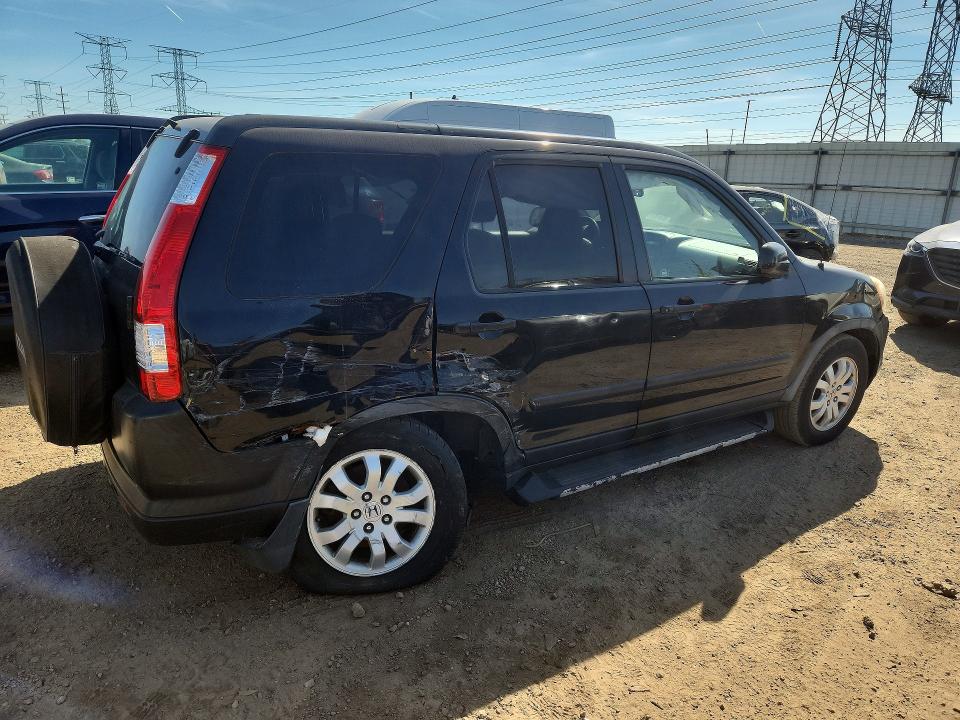 2006 Honda Cr-v VIN JHLRD68816C018526 COPART salvage auction — SIDE, IL - SALVAGE CERTIFICATE, sold $600 on 2026-07-16 (photo 3)