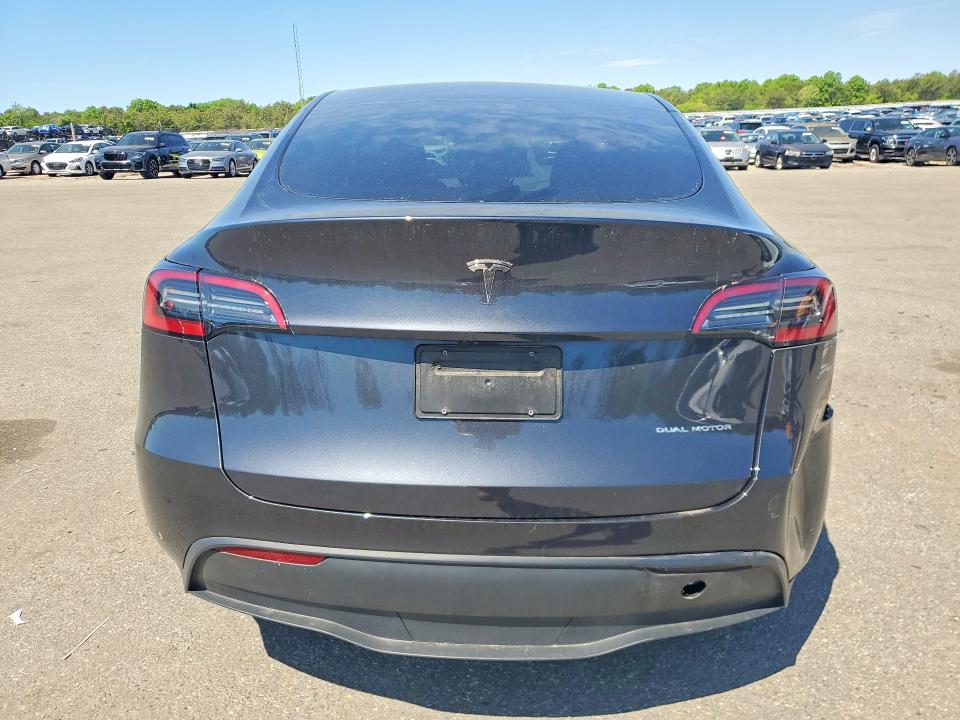 2025 Tesla Model y VIN 7SAYGDEE4SF224017 COPART salvage auction — FRONT END, Ny - Mv-907A Salvage Certificate, sold $11,200 on 2026-07-13 (photo 6)