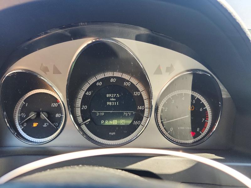 2010 Mercedes-benz C class VIN WDDGF5EB0AR108111 COPART salvage auction — SIDE, Fl - Certificate Of Destruction, sold $550 on 2026-07-06 (photo 9)