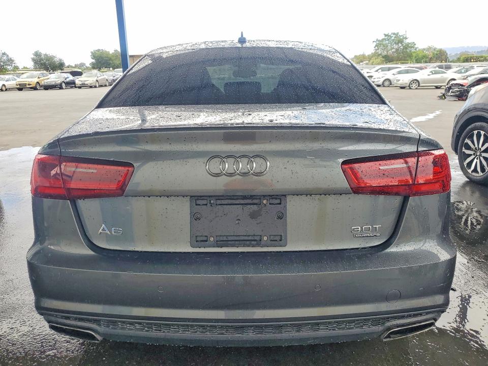 2017 Audi A6 VIN WAUF3AFC5HN031961 COPART salvage auction — MINOR DENT/SCRATCHES, Ca - Certificate Of Title, sold $5,300 on 2026-07-30 (photo 6)