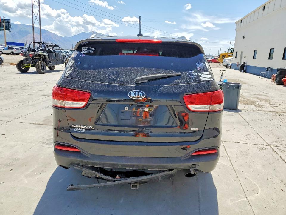 2017 Kia VIN 5XYPGDA33HG283347 COPART salvage auction — REAR END, Ut - Salvage Certificate, sold $2,200 on 2026-07-27 (photo 6)