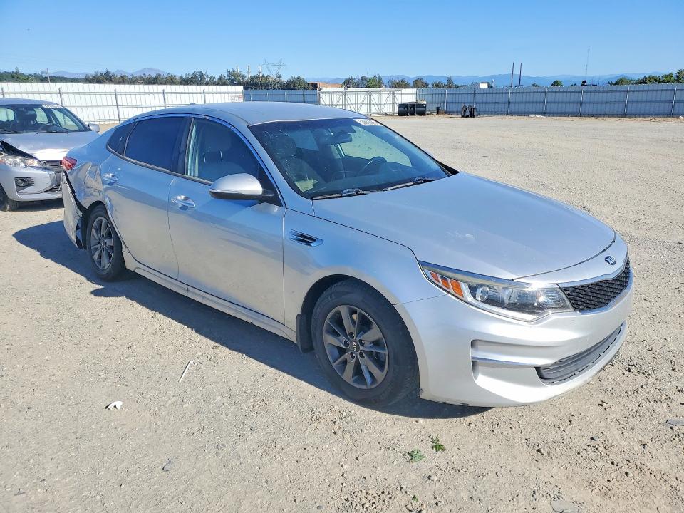 2016 Kia Optima VIN 5XXGT4L19GG011296 COPART salvage auction — REAR END, CA - SALVAGE CERTIFICATE, sold $1,150 on 2026-07-17 (photo 4)