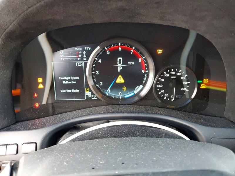 2016 Lexus Gs VIN JTHBP1BL0GA001055 COPART salvage auction — FRONT END, Tx - Salvage Vehicle Title, sold $30,250 on 2026-07-31 (photo 9)