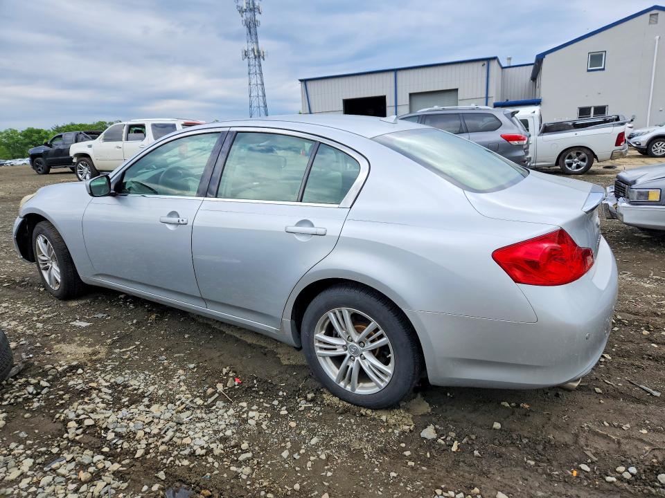 2012 Infiniti G VIN JN1CV6AR0CM975144 COPART salvage auction — FRONT END, NJ - CERT OF TITLE-SALVAGE, sold $225 on 2026-07-29 (photo 2)