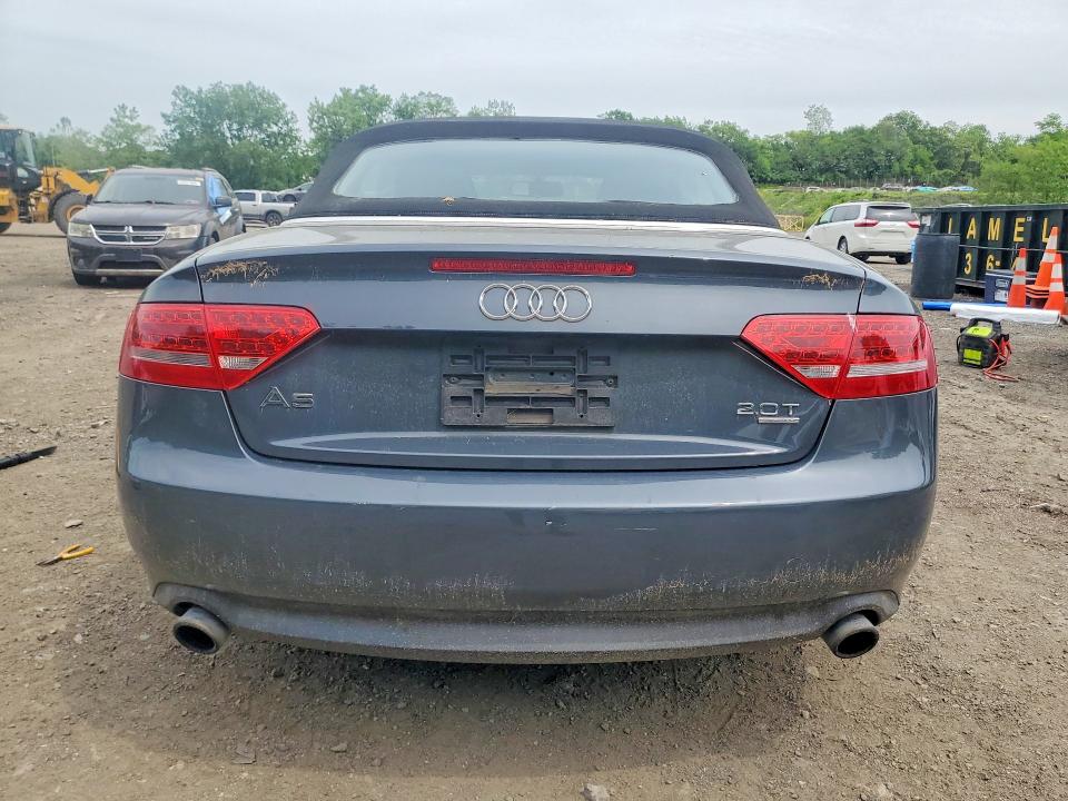 2010 Audi A5 VIN WAULFAFH8AN026071 COPART salvage auction — FRONT END, Ny - Mv-907A Salvage Certificate, sold $1,050 on 2026-07-07 (photo 6)