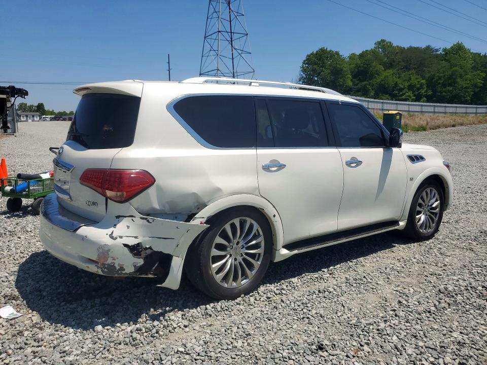 2017 Infiniti Qx80 VIN JN8AZ2NE6H9153780 COPART salvage auction — NORMAL WEAR, Wv - Dealer Only Clean Title, sold $5,500 on 2026-07-29 (photo 3)