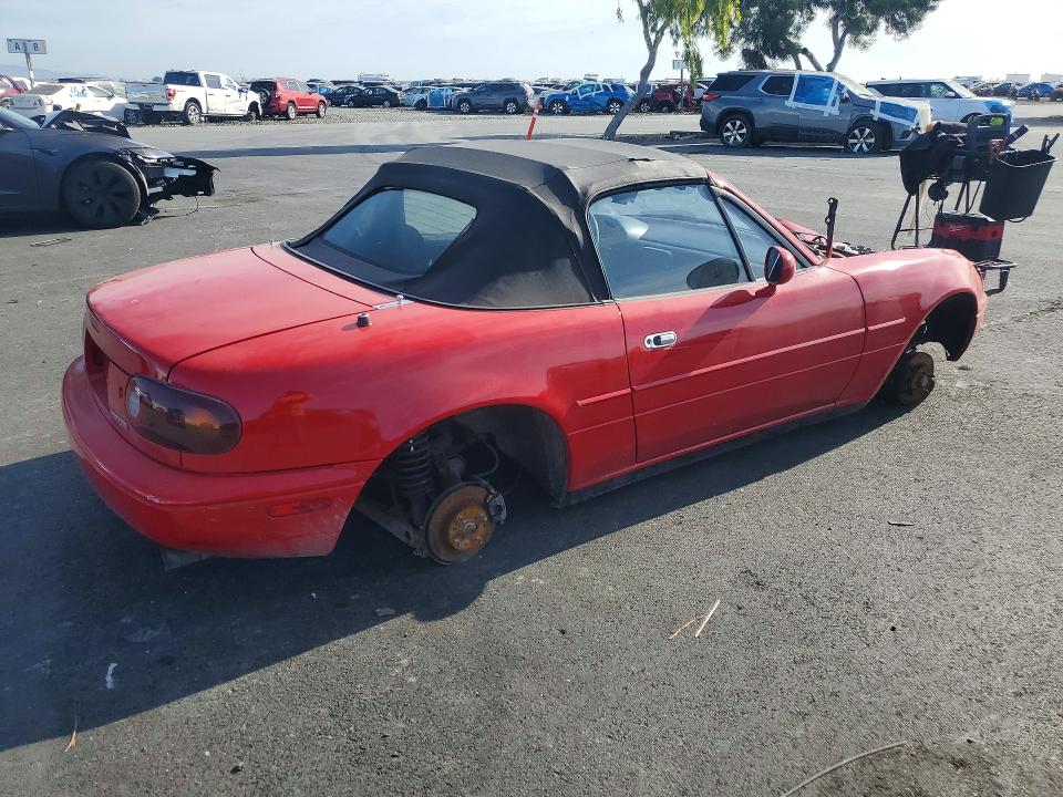 1992 Mazda Mx-5 VIN JM1NA3517N1303607 COPART salvage auction — VANDALISM, Ca - Salvage Certificate, sold $500 on 2026-07-20 (photo 3)