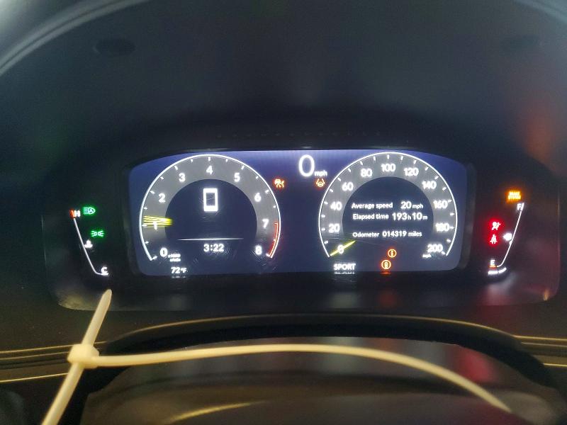 2025 Honda Civic VIN JHMFL5G46SX003758 COPART salvage auction — FRONT END, Ca - Salvage Certificate, sold $17,400 on 2026-07-13 (photo 9)