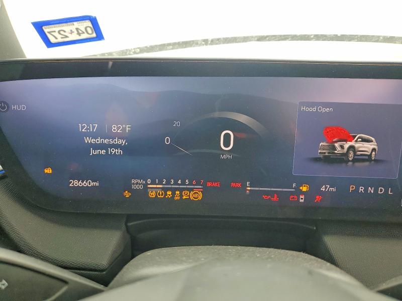 2025 Buick Enclave VIN 5GAERBRS4SJ160327 COPART salvage auction — SIDE, Tx - Salvage Vehicle Title, sold $13,000 on 2026-07-14 (photo 9)