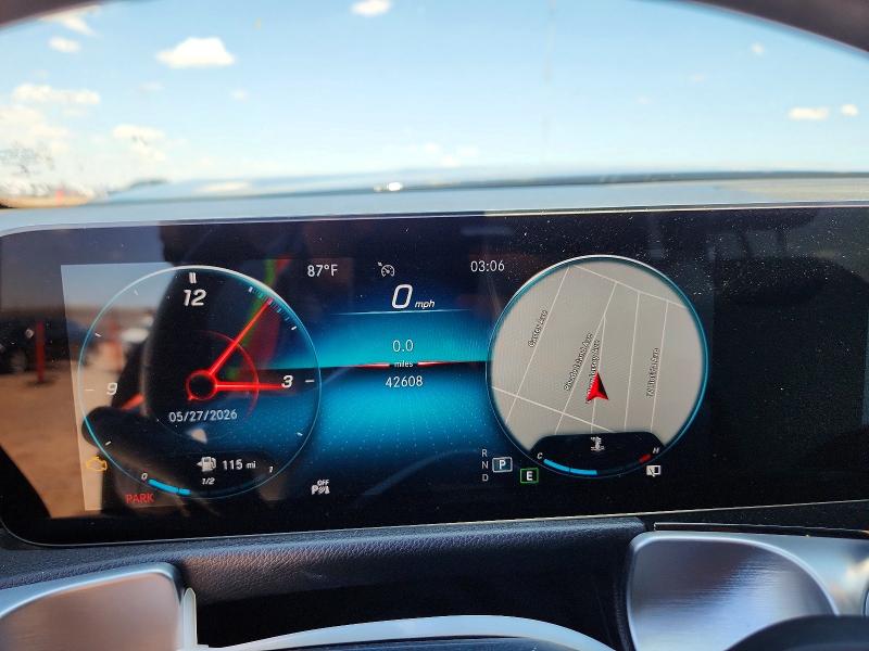 2022 Mercedes-benz Glb VIN W1N4M4GBXNW183635 COPART salvage auction — FRONT END, Tx - Salvage Vehicle Title, sold $12,300 on 2026-07-15 (photo 9)