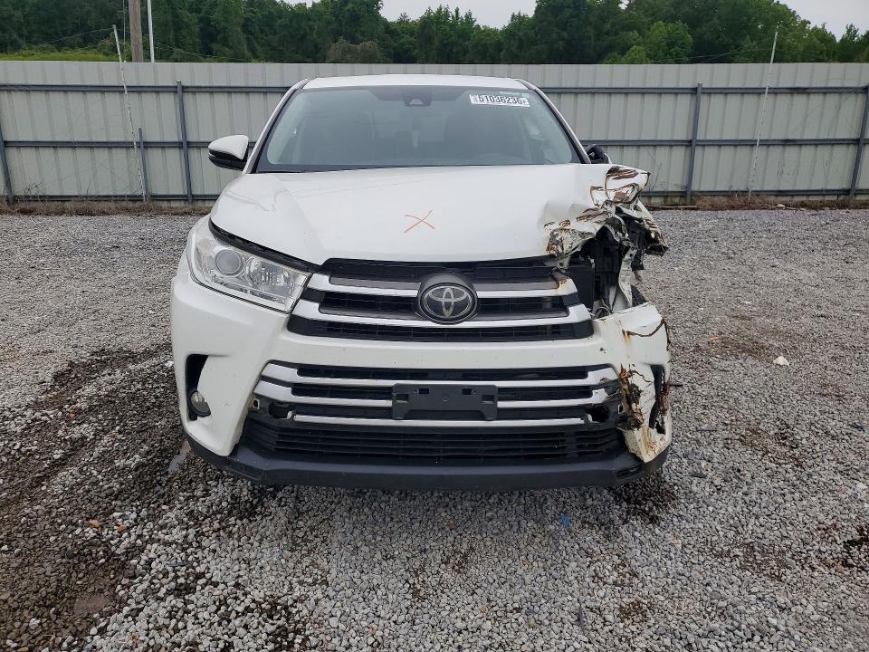 2019 Toyota Highlander VIN 5TDZZRFH2KS305532 COPART salvage auction — FRONT END, MS - CERT OF TITLE-SALVAGED, sold $4,050 on 2026-07-22 (photo 5)