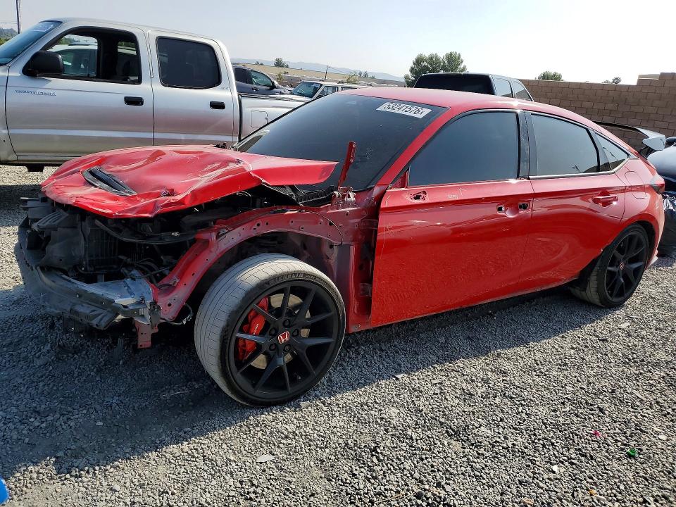 2025 Honda Civic VIN JHMFL5G4XSX001110 COPART salvage auction — FRONT END, Ca - Salvage Certificate, sold $18,900 on 2026-07-15 (photo 1)