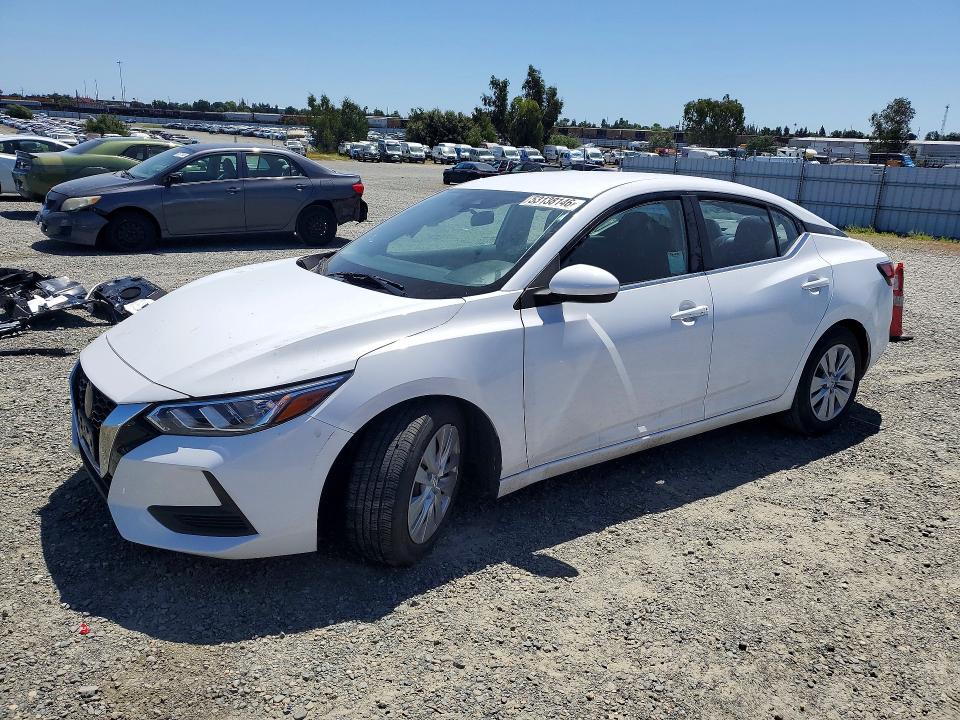 2022 Nissan Sentra VIN 3N1AB8BV7NY287407 — COPART salvage auction photo