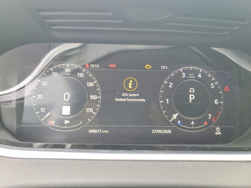 2020 Land rover RANGE ROVER VIN SALZP2FX8LH059427 COPART salvage auction — MINOR DENT/SCRATCHES, Tx - Certificate Of Title, sold $8,600 on 2026-07-15 (photo 9)