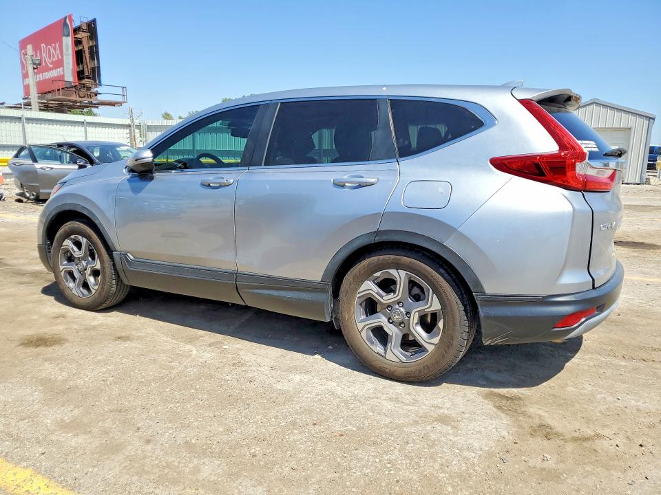 2018 Honda Cr-v VIN 7FARW1H83JE037749 COPART salvage auction — SIDE, KS - CERT OF TITLE-SALVAGE, sold $7,200 on 2026-07-13 (photo 2)