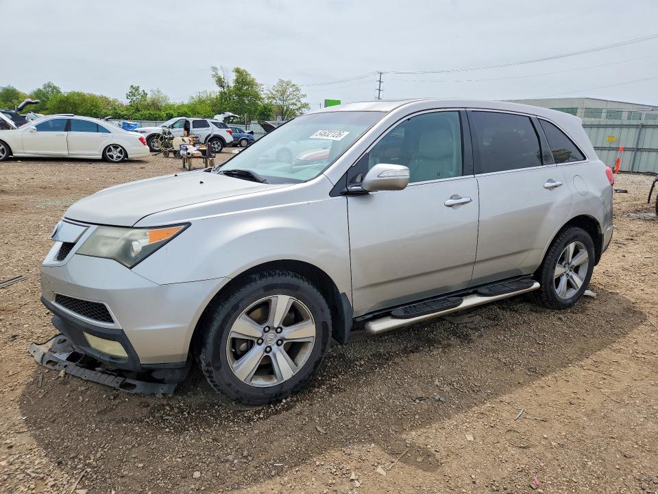 2012 Acura Mdx VIN 2HNYD2H35CH500585 COPART salvage auction — SIDE, Il - Salvage Certificate, sold $1,750 on 2026-07-10 (photo 1)