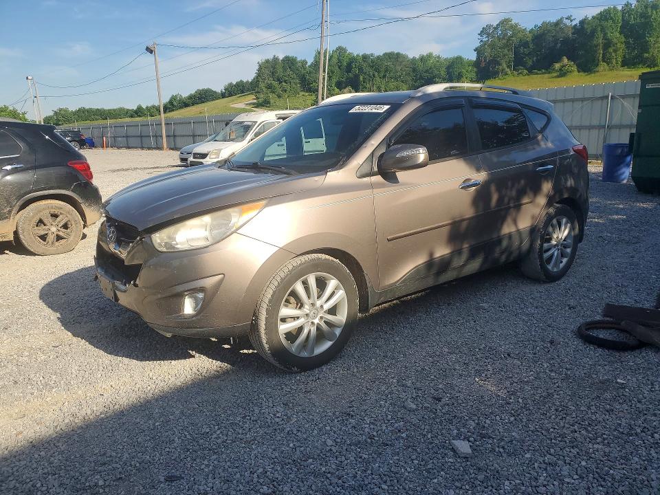 2013 Hyundai Tucson VIN KM8JU3AC8DU559860 COPART salvage auction — FRONT END, Ms - Cert Of Title-Salvaged, sold $1,850 on 2026-07-15 (photo 1)