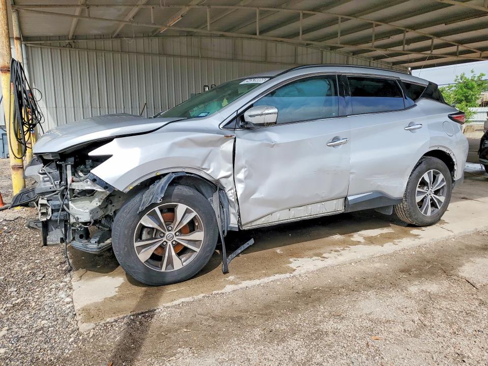 2019 Nissan Murano VIN 5N1AZ2MJ0KN119760 COPART salvage auction — FRONT END, TX - CERTIFICATE OF TITLE, sold $475 on 2026-07-09 (photo 1)