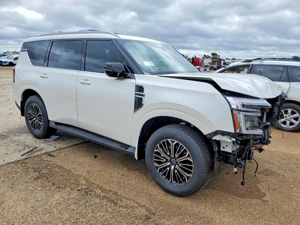 2026 Nissan Armada VIN JN8AY3EBXT9122216 COPART salvage auction — FRONT END, Mi - Cert Of Title-Salvage Vehicle, sold $44,250 on 2026-07-13 (photo 4)