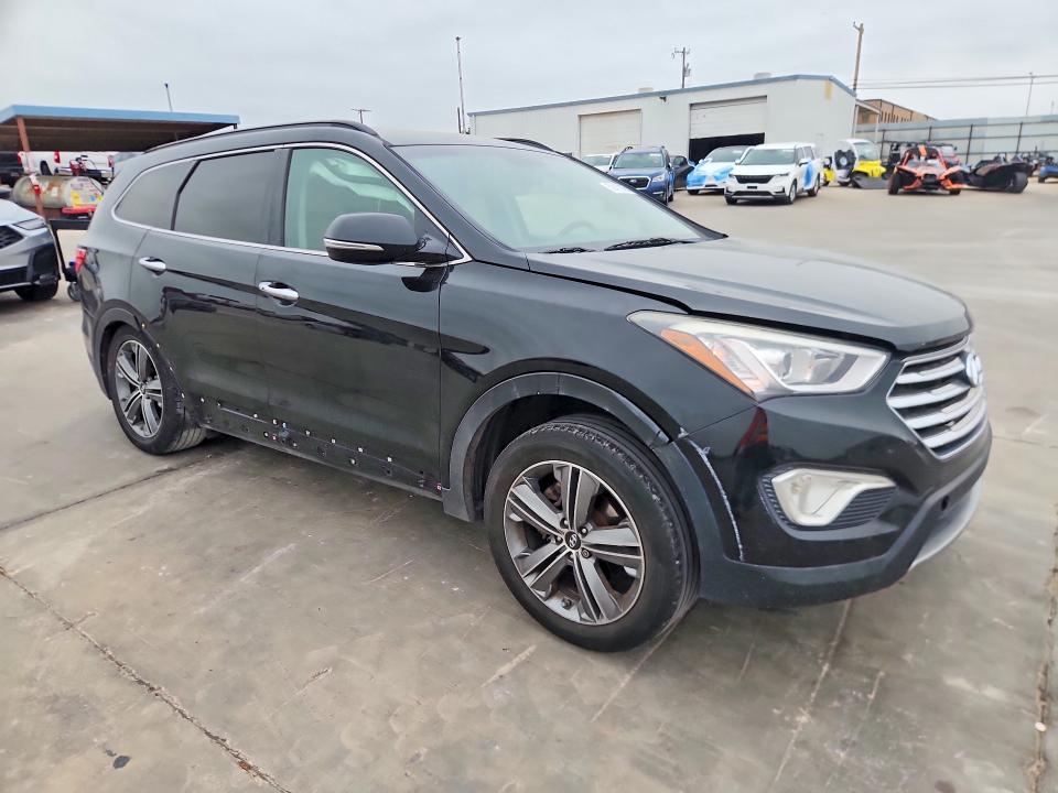 2015 Hyundai Santa fe VIN KM8SN4HF4FU105633 COPART salvage auction — REAR END, Tx - Salvage Vehicle Title, sold $225 on 2026-07-23 (photo 4)