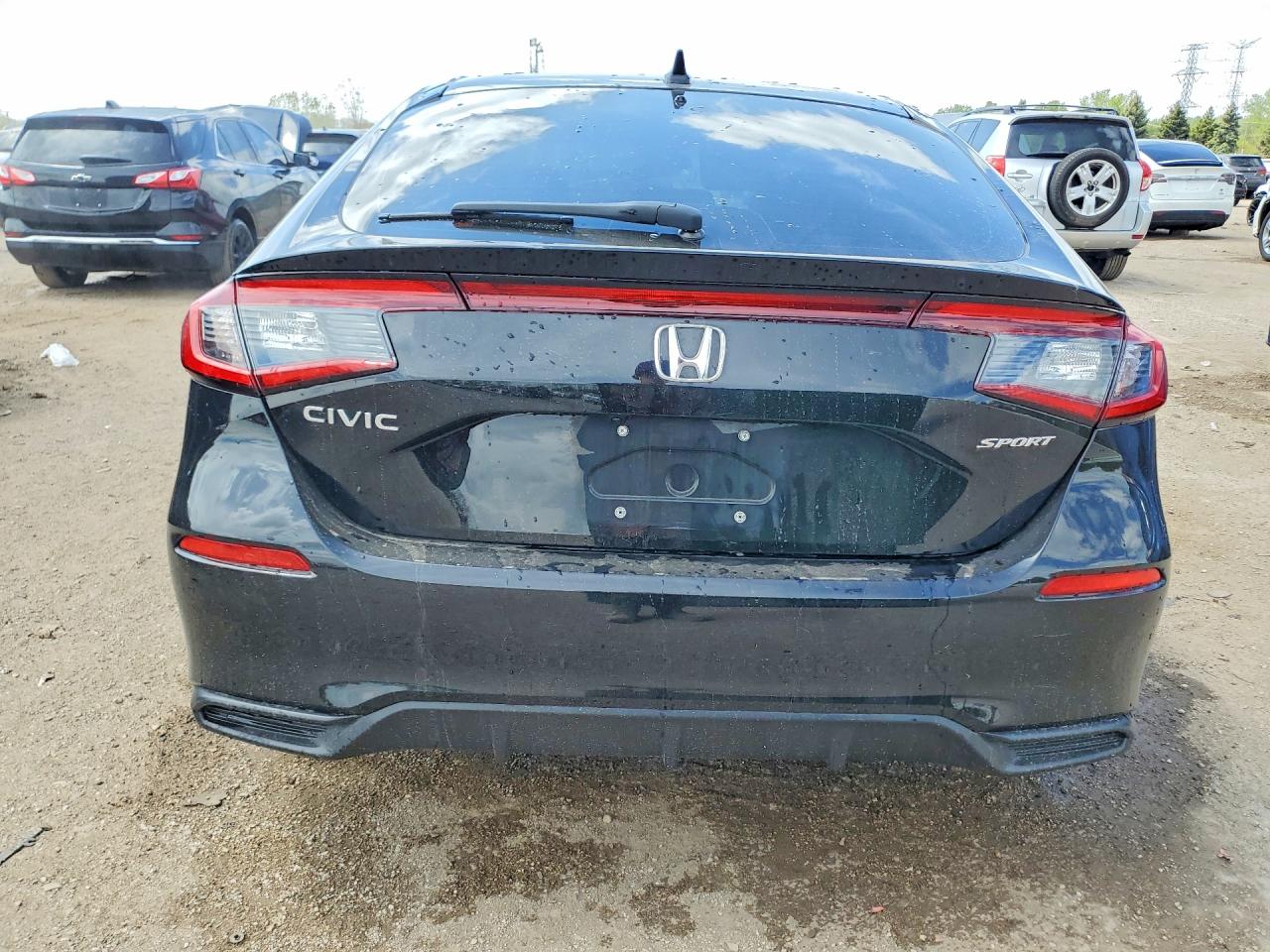 2024 Honda Civic VIN 19XFL2H8XRE034667 COPART salvage auction — Side, IL - SALVAGE CERTIFICATE, sold $7,700 on 2026-07-07 (photo 6)