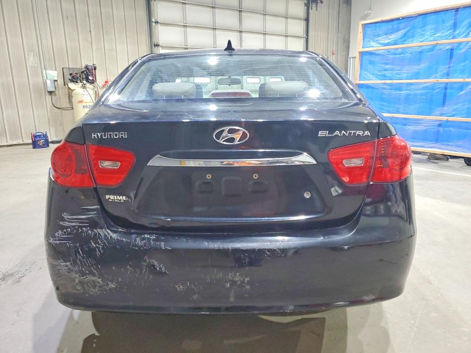 2010 Hyundai Elantra VIN KMHDU4ADXAU898174 COPART salvage auction — REAR END, Nh - Cert Of Title-Salvage, sold $400 on 2026-07-09 (photo 6)