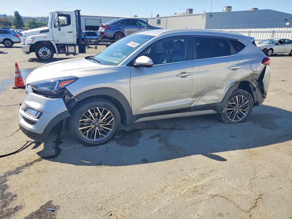 2021 Hyundai Tucson VIN KM8J33ALXMU336593 COPART salvage auction — SIDE, Ca - Salvage Certificate, sold $4,200 on 2026-07-24 (photo 1)