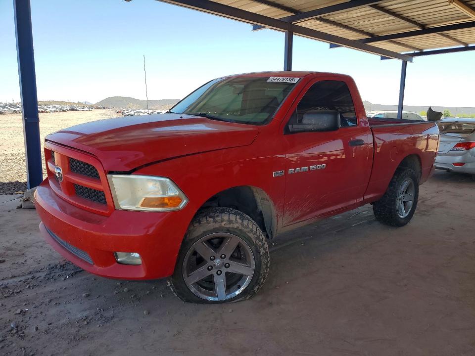 2012 Dodge Ram VIN 3C6JD6AT5CG276900 COPART salvage auction — REAR END, Az - Cert Of Title - Salvage, sold $2,350 on 2026-07-02 (photo 1)