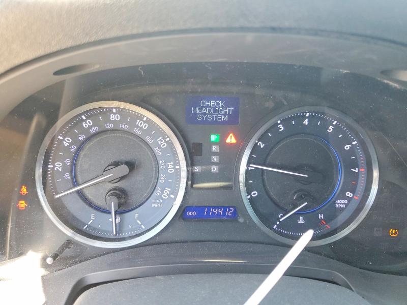 2011 Lexus Is VIN JTHCF5C27B5049285 COPART salvage auction — FRONT END, Il - Salvage Certificate, sold $725 on 2026-07-06 (photo 9)