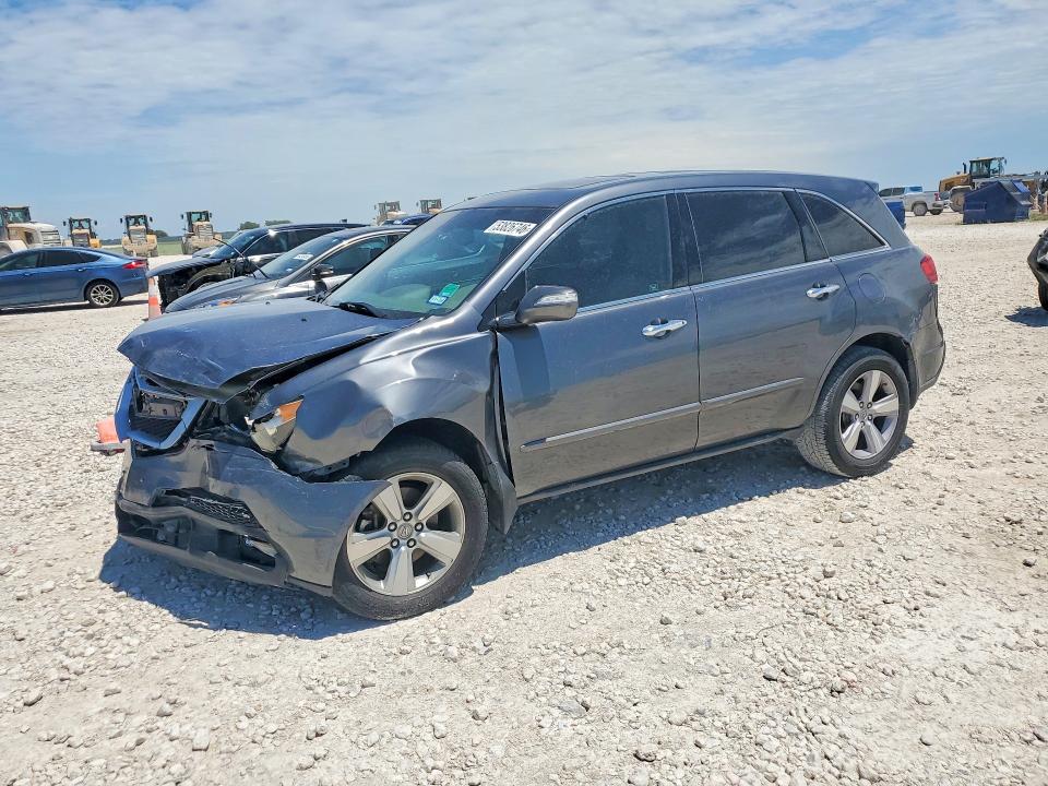 2011 Acura Mdx VIN 2HNYD2H67BH515372 COPART salvage auction — FRONT END, Tx - Salvage Vehicle Title, sold $650 on 2026-07-09 (photo 1)