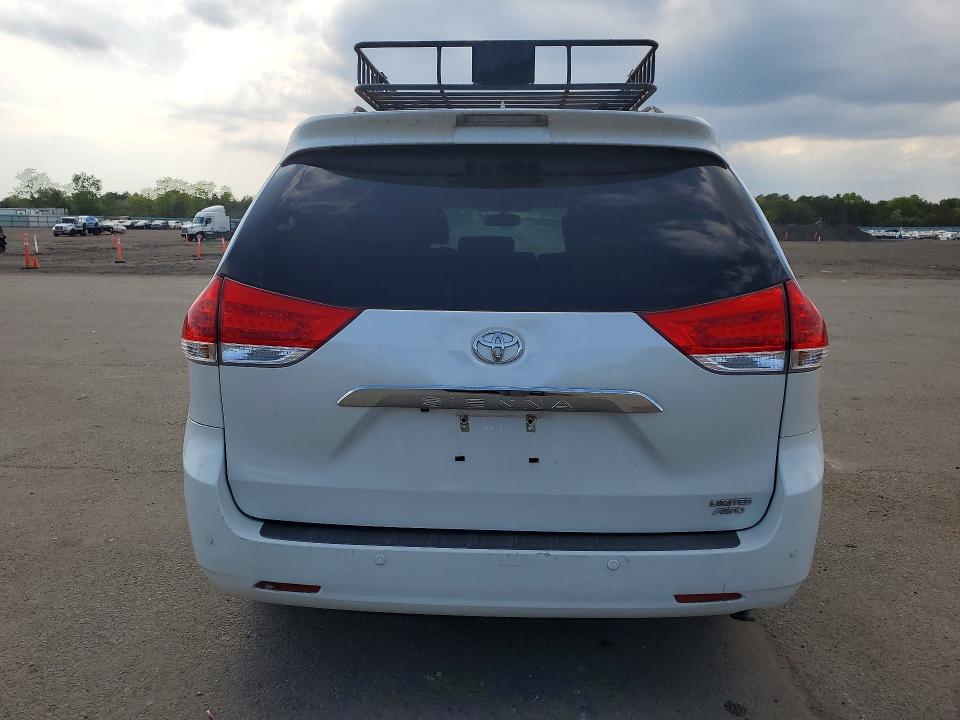 2013 Toyota Sienna VIN 5TDDK3DC7DS050785 COPART salvage auction — REAR END, Oh - Certificate Of Title, sold $5,700 on 2026-07-29 (photo 6)