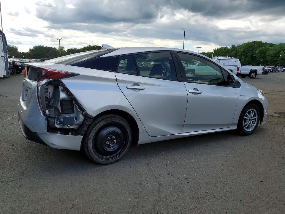 2017 Toyota Prius VIN JTDKBRFU3H3574877 COPART salvage auction — REAR END, Ny - Cert Of Title-Salvage, sold $2,800 on 2026-07-09 (photo 3)