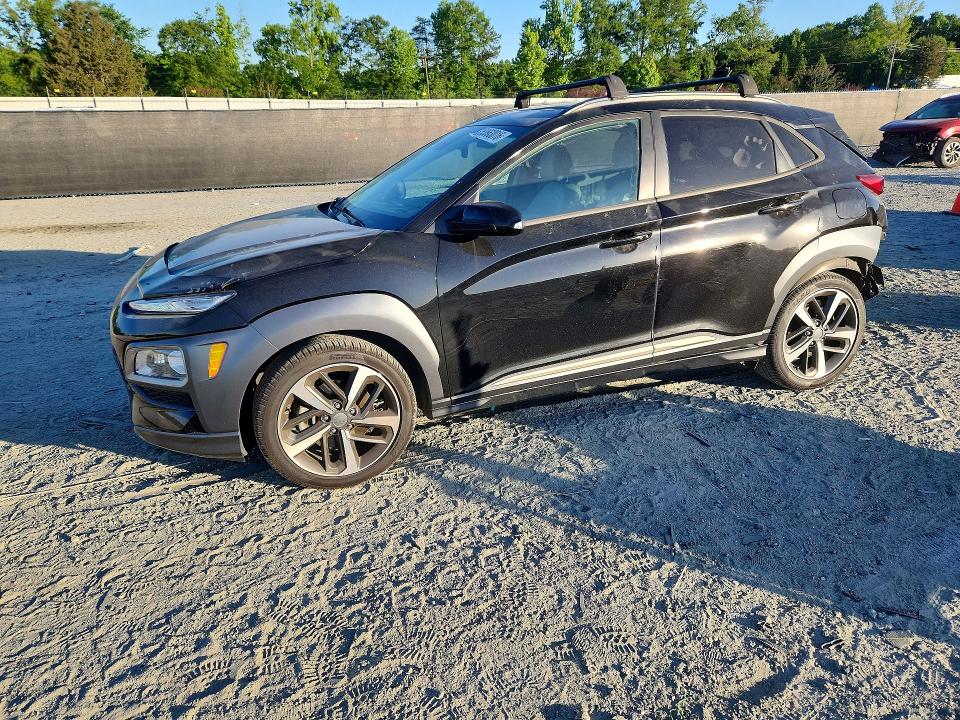 2018 Hyundai Kona VIN KM8K5CA53JU111802 COPART salvage auction — REAR END, Sc - Cert Of Title-Salvage, sold $2,700 on 2026-07-06 (photo 1)