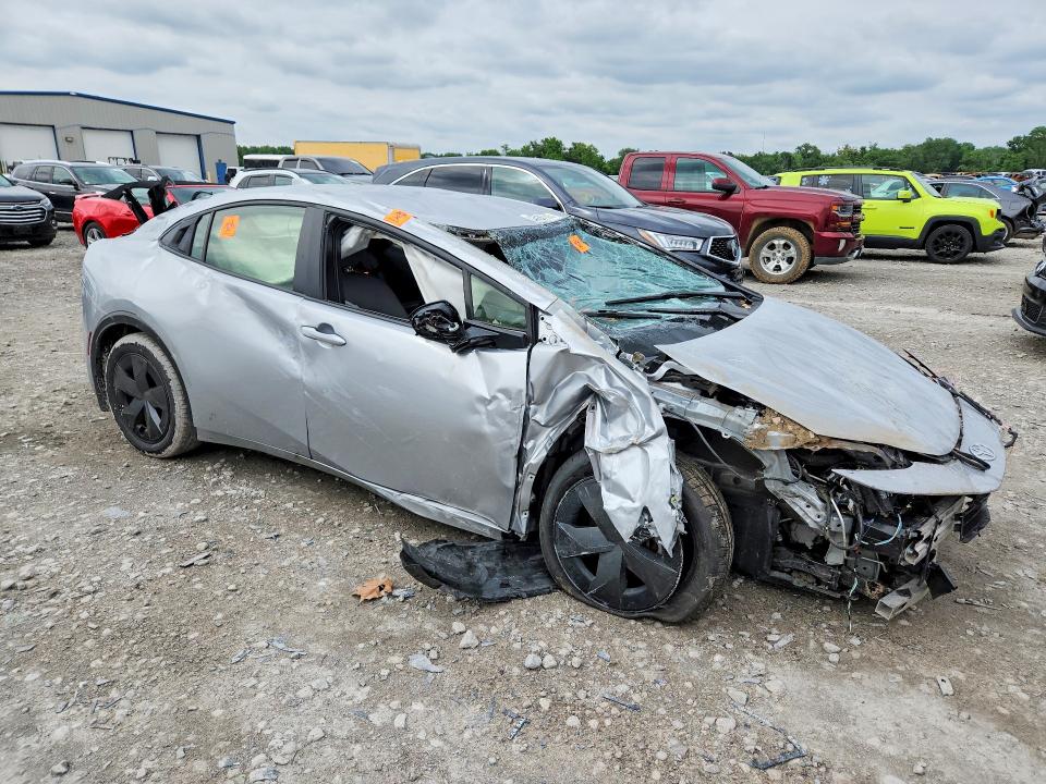 2024 Toyota Prius VIN JTDACAAU3R3032827 COPART salvage auction — FRONT END, Il - Salvage Certificate, sold $1,650 on 2026-07-15 (photo 4)